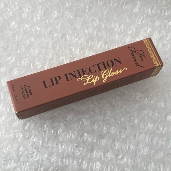 NEW IN BOX Too Faced Lip Injection Plumping Lip Gloss - Secure The Bag - Picture 5 of 7